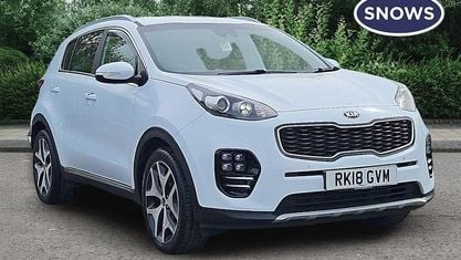 Begagnad Kia Sportage GT-Line 116 HK (85 kW) 2018 Vit SUV