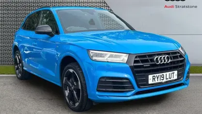 Used Audi Q5 Black Edition 190 HP (139 kW) 2019 Blue SUV