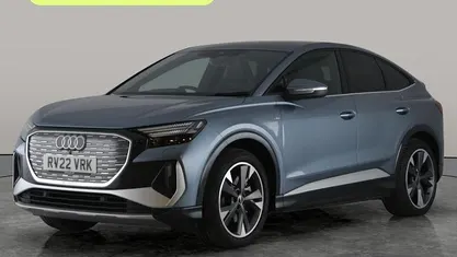 Used Audi Q4 Sportback e-tron S-Line 219 kW (299 HP) 2022 Blue SUV