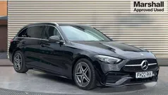 Black Used 2022 Mercedes C200 AMG line Estate | £26,799 (Super price)