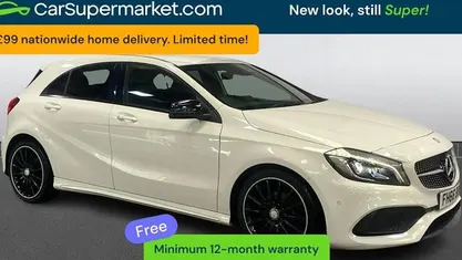 Used Mercedes A180 AMG Line Premium 122 HP (89 kW) 2017 White Hatchback
