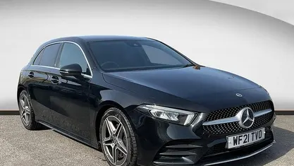 Used Mercedes A220 AMG line 190 HP (139 kW) 2020 Black Hatchback