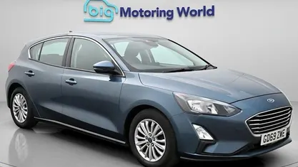 Used Ford Focus Titanium 125 HP (91 kW) 2020 Blue Hatchback