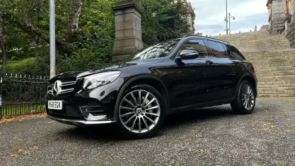 Used Mercedes GLC250 AMG line 204 HP (150 kW) 2018 Black SUV