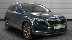 Petrol blue metallic Used 2022 Skoda Karoq SE L SUV | £18,000 (Fair price)