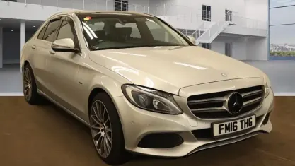 Used Mercedes C350 Premium Plus 293 HP (215 kW) 2016 Silver Sedan