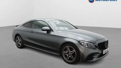 Used Mercedes C220 AMG Line Premium 194 HP (142 kW) 2019 Grey Coupe