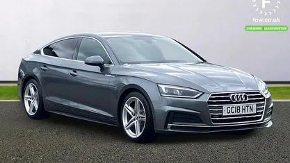 Used Audi A5 Sportback S-Line 190 HP (139 kW) 2018 Grey Hatchback