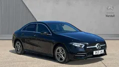 Cosmos black metallic Used 2021 Mercedes A250 AMG Line Premium Sedan | £20,173 (Fair price)