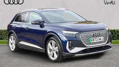 Blue Used 2023 Audi Q4 e-tron S-Line SUV | £28,564 (Fair price)
