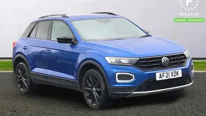 Used VW T-Roc Black Edition 150 HP (110 kW) 2021 Blue SUV