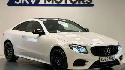 Used Mercedes E400 AMG Line Premium Plus 333 HP (244 kW) 2017 White Coupe