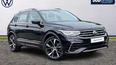 Black Used 2021 VW Tiguan R-line SUV | £23,495 (Fair price)