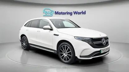Used Mercedes EQC400 AMG line 300 kW (408 HP) 2021 White SUV