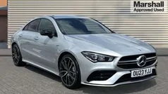 Silver Used 2023 Mercedes CLA35 AMG Premium Coupe | £35,959 (Fair price)