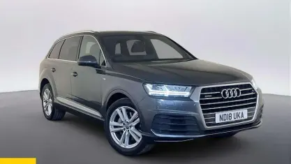 Używany Audi Q7 S-Line 218 KM (160 kW) 2018 Szary SUV