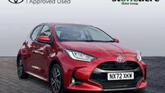 Red Used 2022 Toyota Yaris Hybrid Design Hatchback | £16,000 (Fair price)