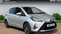 Silver Used 2019 Toyota Yaris Hatchback | £9,786 (Fair price)