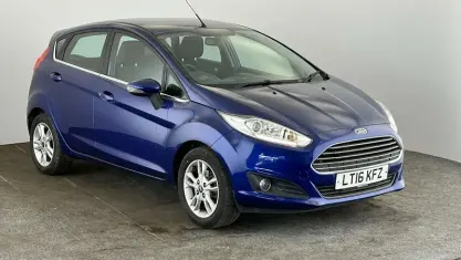 Used Ford Fiesta Zetec 101 HP (74 kW) 2016 Blue Hatchback