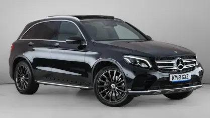 Used Mercedes GLC250 AMG Line Premium 204 HP (150 kW) 2018 Black SUV