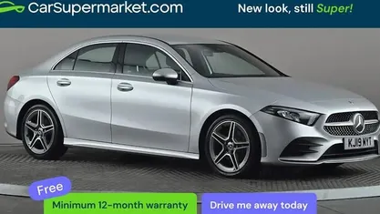 Begagnad Mercedes A180 AMG line 116 HK (85 kW) 2019 Silver Sedan
