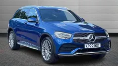 Blue Used 2022 Mercedes GLC300 AMG Line Premium SUV | £31,995 (Fair price)