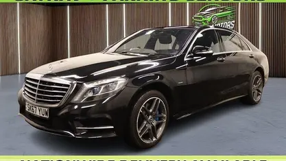 Black Used 2017 Mercedes S500 PLUG-IN HYBRID AMG line Sedan | £16,555