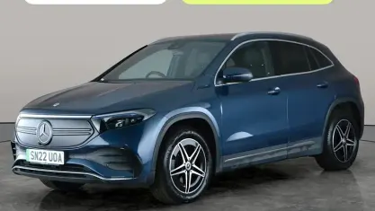 Used Mercedes EQA250 AMG line 139 kW (190 HP) 2022 Blue SUV