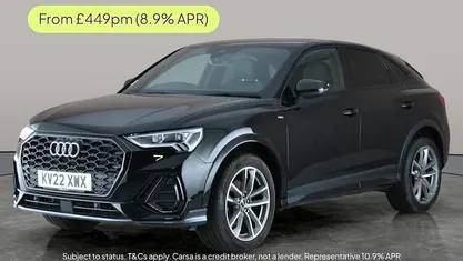 Black Used 2022 Audi Q3 Sportback Black Edition SUV | £27,342 (Fair price)