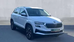 Moon white metallic Used 2023 Skoda Karoq SE L SUV | £23,450 (Fair price)