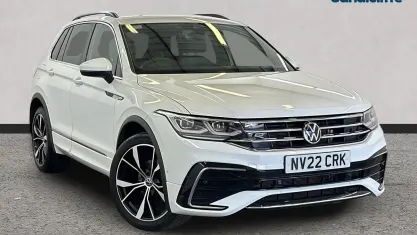 Used VW Tiguan R-line 150 HP (110 kW) 2022 White SUV