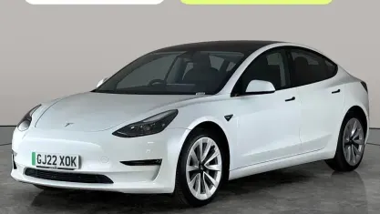 Used Tesla Model 3 Long Range AWD 366 kW (498 HP) 2022 White Sedan