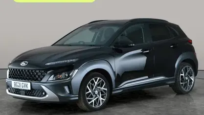 Begagnad Hyundai Kona Premium 141 HK (103 kW) 2021 Svart SUV