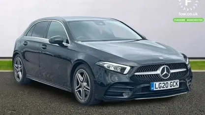 Używany Mercedes A200 AMG line 163 KM (119 kW) 2020 Czarny Hatchback