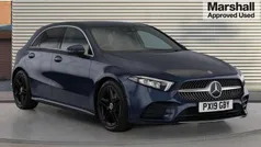 Blue Used 2019 Mercedes A180 AMG Line Premium Hatchback | £17,801 (Fair price)
