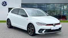 Pure white deep black pearl Used 2022 VW Polo GTI Hatchback | £22,437 (Fair price)