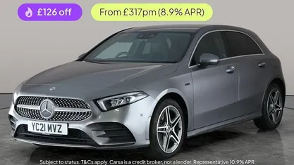 Grey Used 2021 Mercedes A250 AMG Line Premium Hatchback | £19,981 (Fair price)