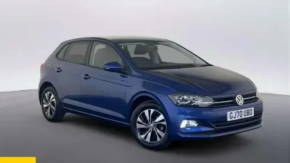Second-hand VW Polo Match 95 CP (69 kW) 2020 Albastru Hatchback