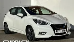 White Used 2017 Nissan Micra Acenta Hatchback | £6,895 (Fair price)