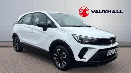 Used Vauxhall Crossland Design Edition 83 HP (61 kW) 2022 White SUV