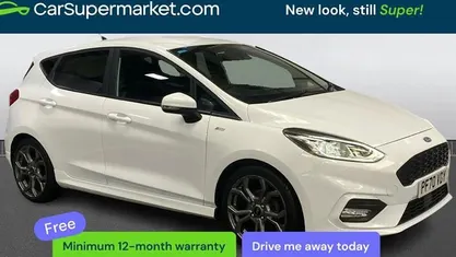 Usado Ford Fiesta ST-Line 95 HP (69 kW) 2021 Branco Citadino