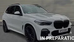 Mineral white metallic Used 2021 BMW X5 M Sport SUV | £42,283 (Fair price)