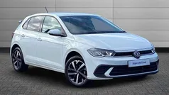 Pure white New 2024 VW Polo R-line Hatchback | £20,995 (Good price)