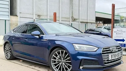 Used Audi A5 Sportback S-Line 190 HP (139 kW) 2018 Blue Hatchback