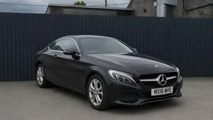 Used Mercedes C300 245 HP (180 kW) 2016 Black Coupe