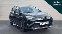 Black Used 2017 Toyota RAV4 Hybrid SUV | £14,574 (Fair price)