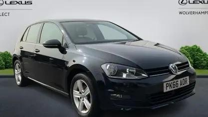 Used VW Golf VII Edition 125 HP (91 kW) 2016 Black Hatchback