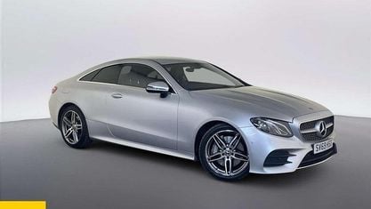 Używany Mercedes E350 AMG line 313 KM (230 kW) 2019 Srebrny Coupe
