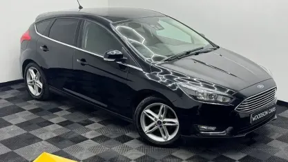 Used Ford Focus Titanium 125 HP (91 kW) 2017 Black Hatchback