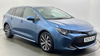 Begagnad Toyota Corolla Design 122 HK (89 kW) 2021 Blå Kombi